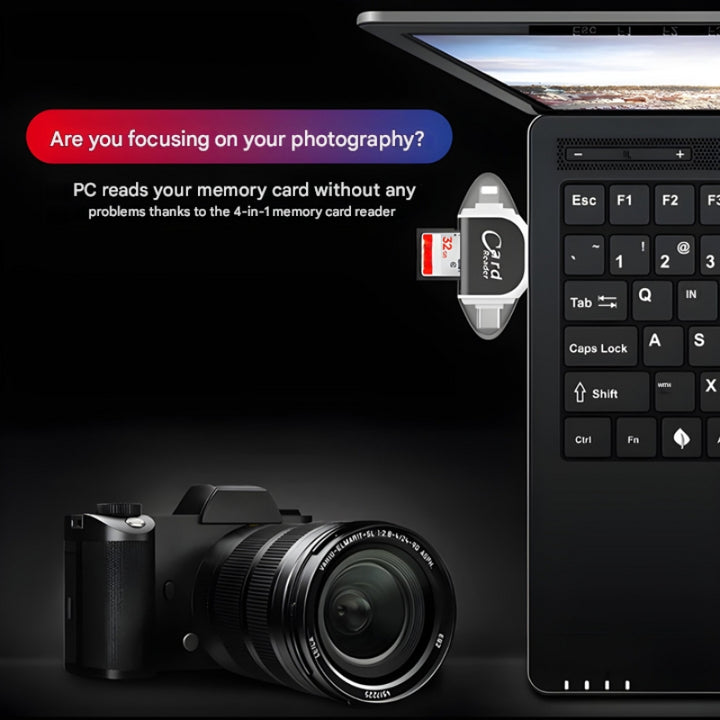 Czytnik kart 4-w-1 SD i TF - FlexPort
