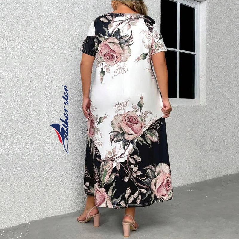 Vardi Dante™ Rhoda Plus-Size Maxi-Jurk | Stijlvol & Opvallend