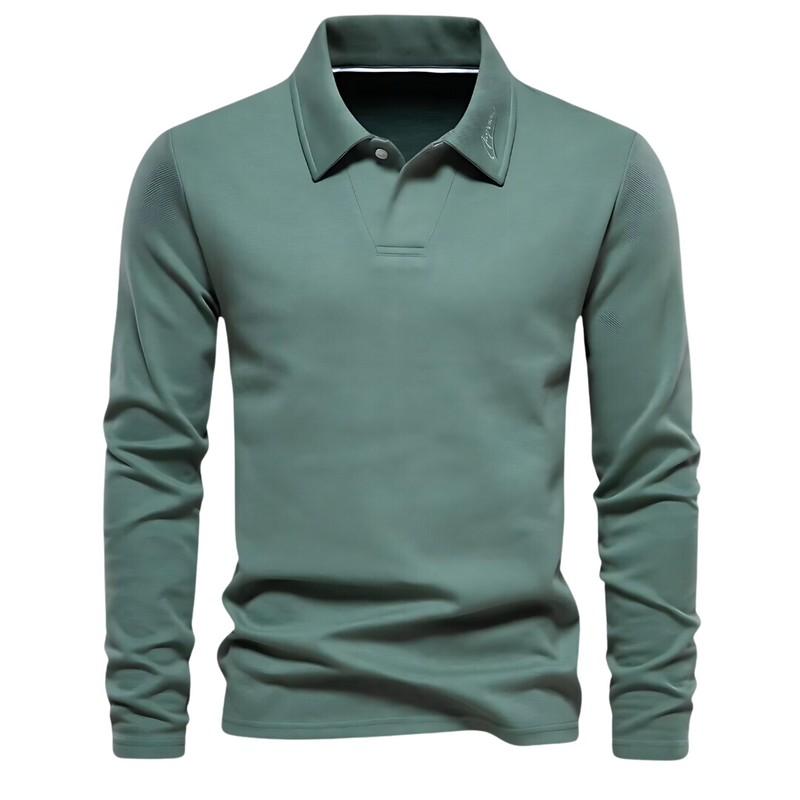 Heren Polo Lange Mouwen - Vince