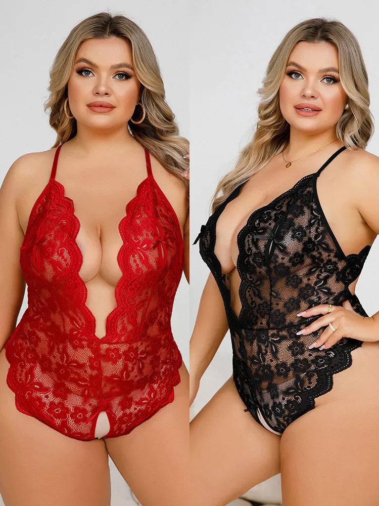 Vardi Dante™ Suze Plus-Size Lingerieset | Open & Verleidelijk