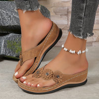 Comfortabele Bruine Dames Sandalen - Elara