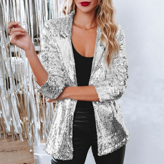 Trendy Pailletten Blazer - Olivia