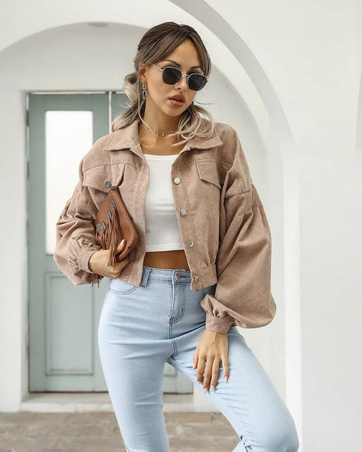 Kort Spijkerjack met Stijl – Amira