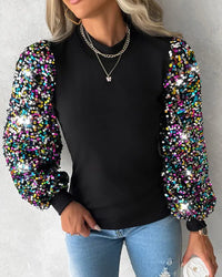 Trendy Damesblouse met Kleurrijke Ballonmouwen - Lorena