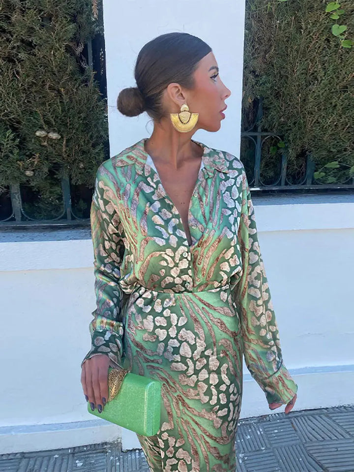 Kleurrijke Zomerset met Luxe Patroon - Elena