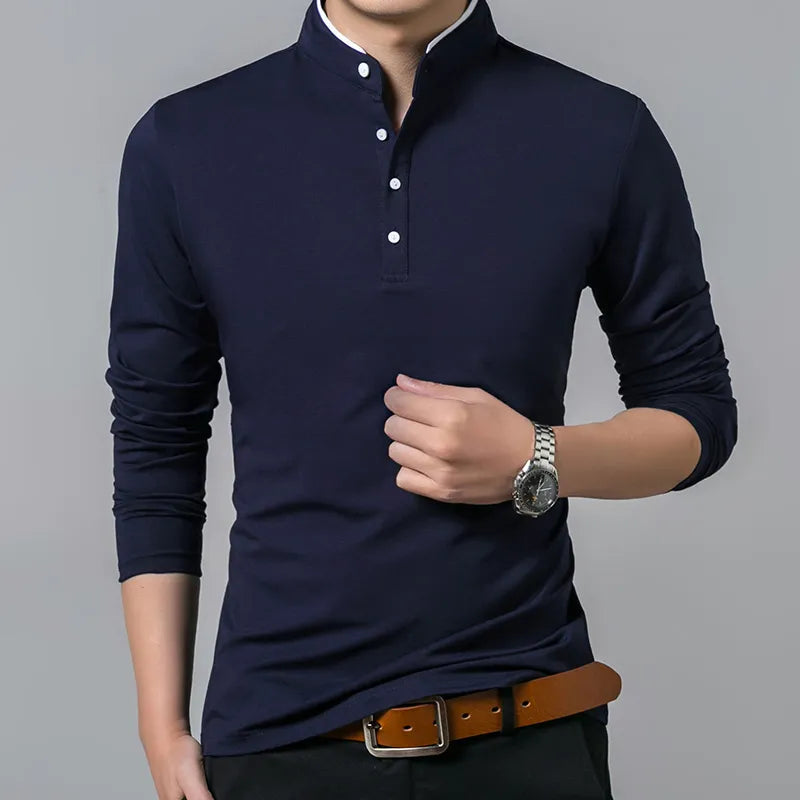 Vardi Dante™ Casual Shirt | Comfortabel katoen met lange mouwen