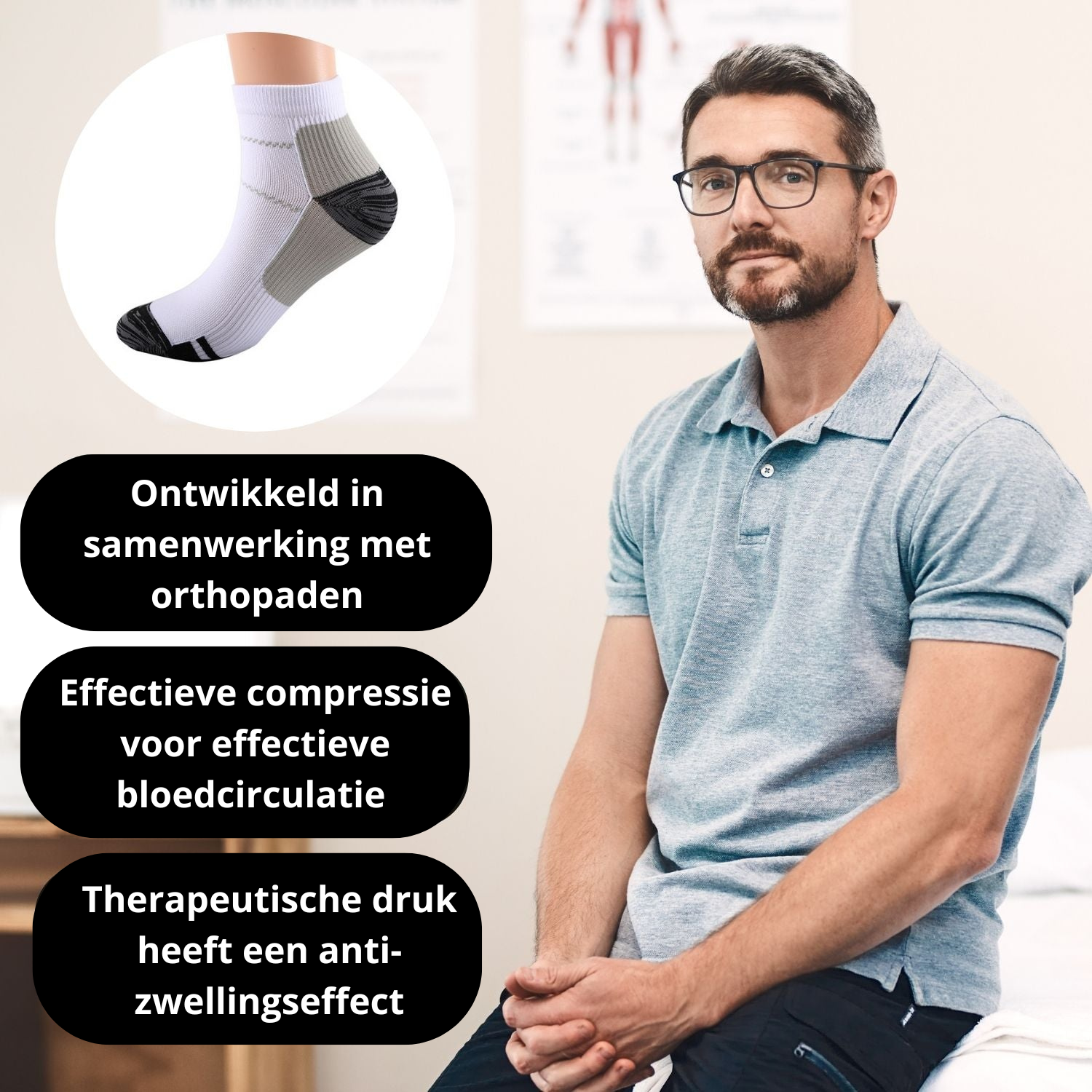 Orthopedische Compressiesokken - VitalStep