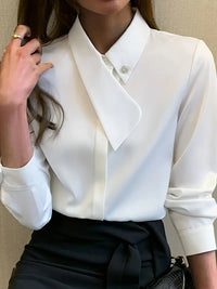 Stijlvolle Witte Damesblouse - Emilia