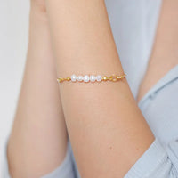Stijlvolle Armband met Delicate Parels - Selina