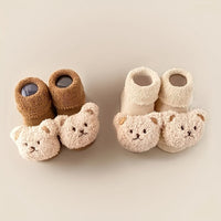 Antislip Babysokjes – Mila | Met Schattig Berenontwerp