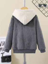Blijf Warm in Stijl – Zafie Fleece Capuchonjack met Rits voor Kids