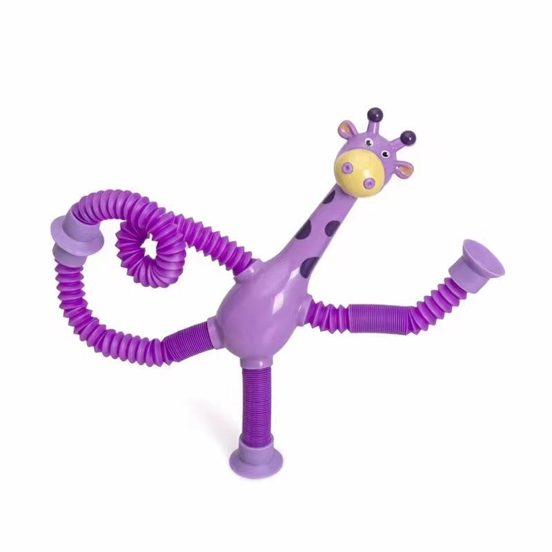 Flexibel Giraffe Speelgoed met Zuignap - StretchyGiraffe