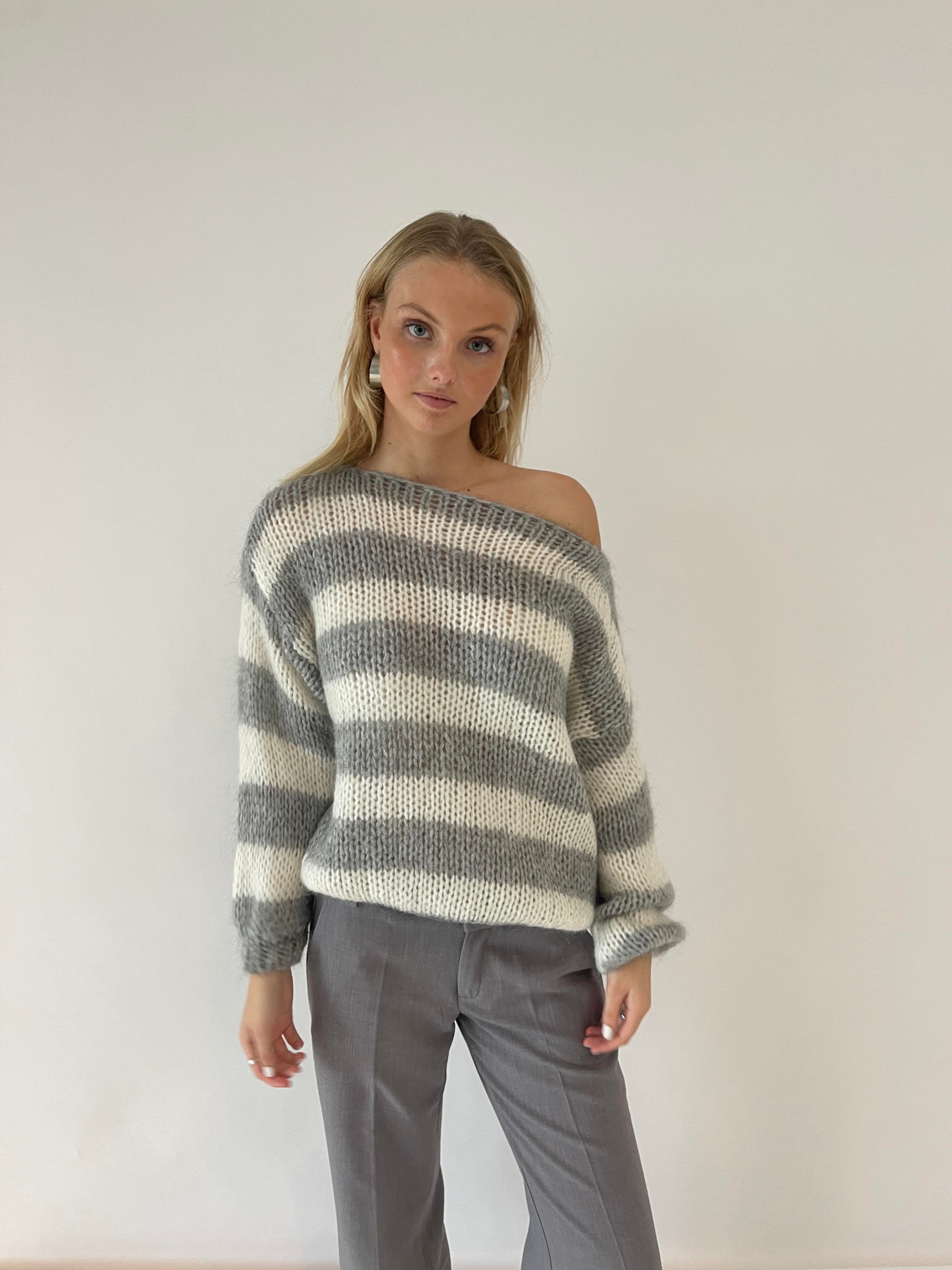 Trendy Gebreide Dames Sweater - Aurelia