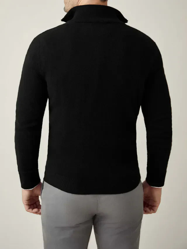 Comfortabele Heren Zip-up Trui - Lucas