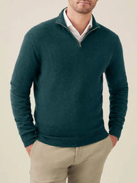 Comfortabele Heren Zip-up Trui - Lucas