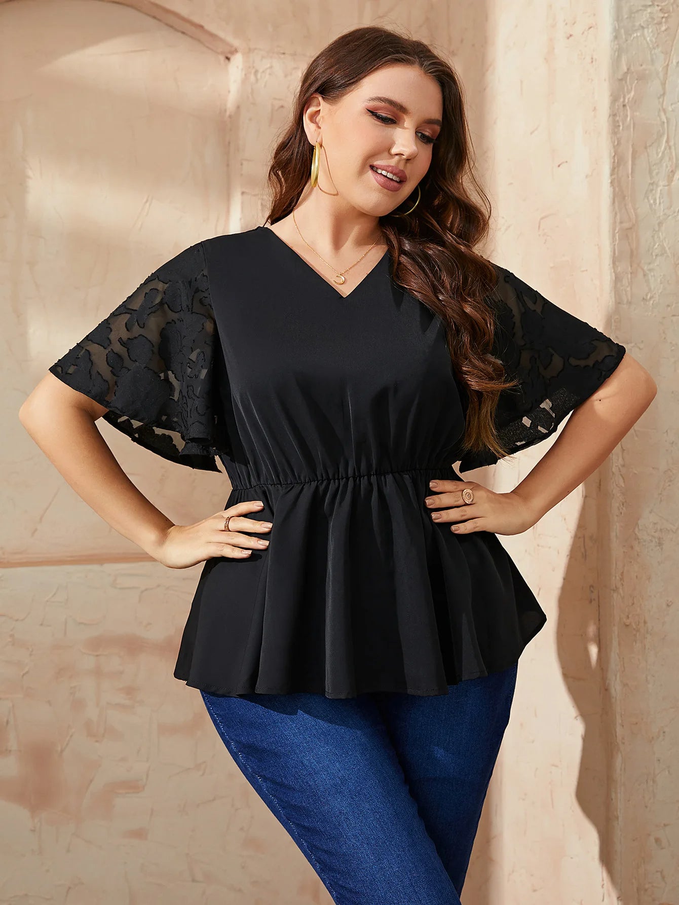 Vardi Dante™ Juul Plus-Size Blouse | Stiljvol & Comfortabel