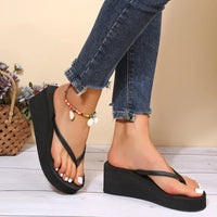 Dames Plateau Teenslippers - Riviera