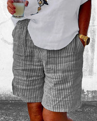 Gestreepte Damesshorts – Léonie