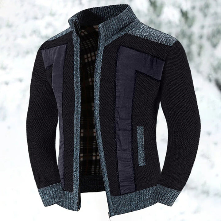 Wollen Vest met Rits en Trui - Leon