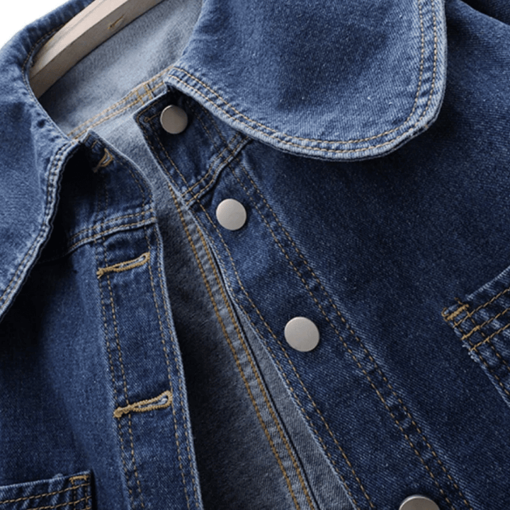 Dames Denimjasje met Matrozenkraag – Giovanna