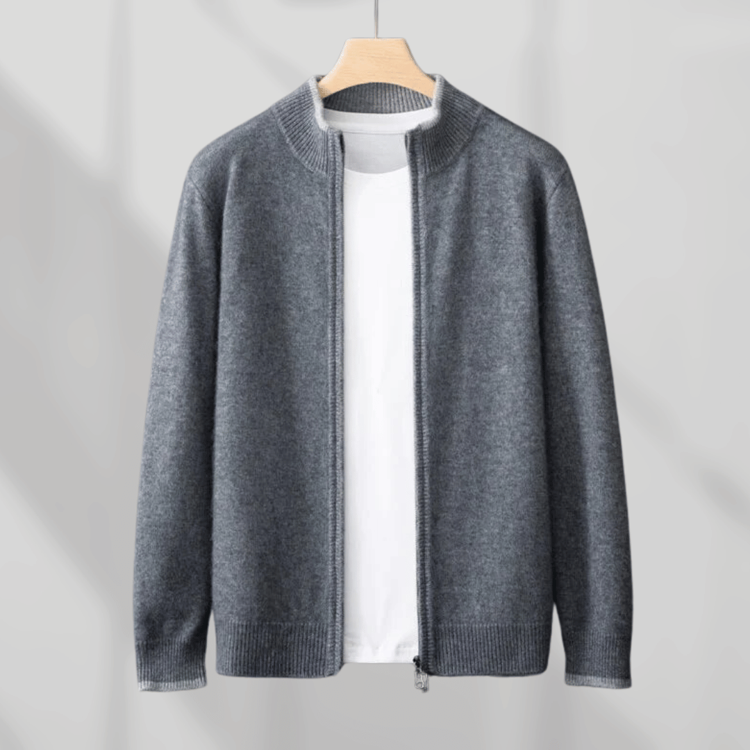 Heren Kasjmier Zip-Jack – Laurent
