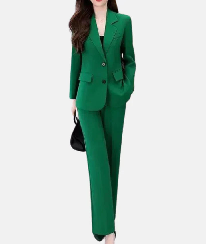 Stijlvol Broekpak met Getailleerde Blazer - Isabella