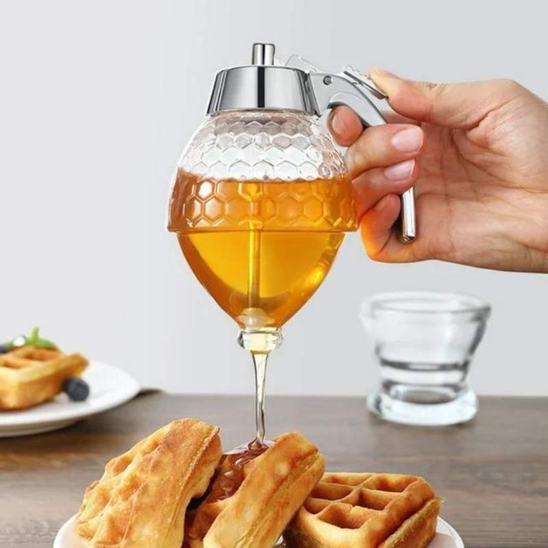 Stijlvolle en Handige Honingdispenser - HoneySaver