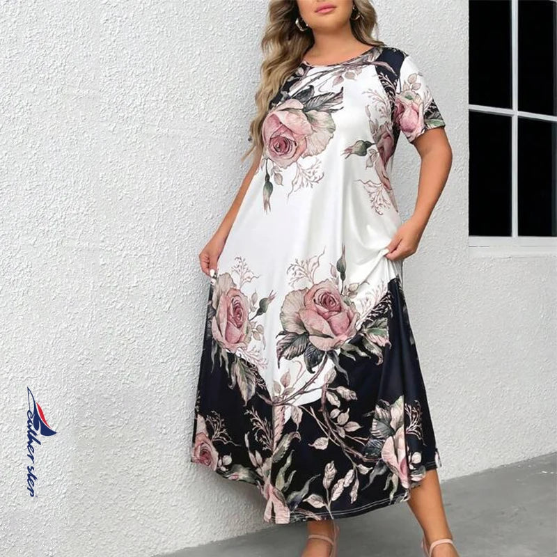 Vardi Dante™ Rhoda Plus-Size Maxi-Jurk | Stijlvol & Opvallend