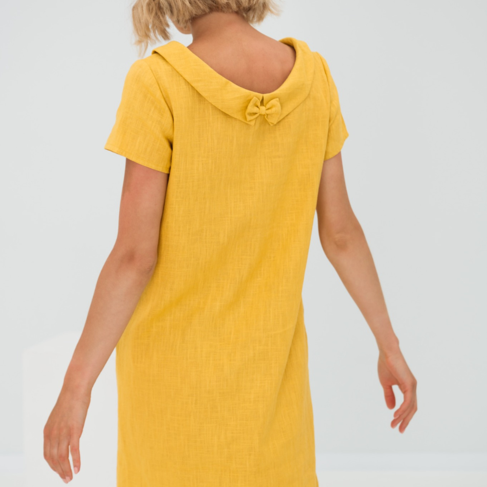 Linnen Zomerjurk met Midi-Lengte – Fenna