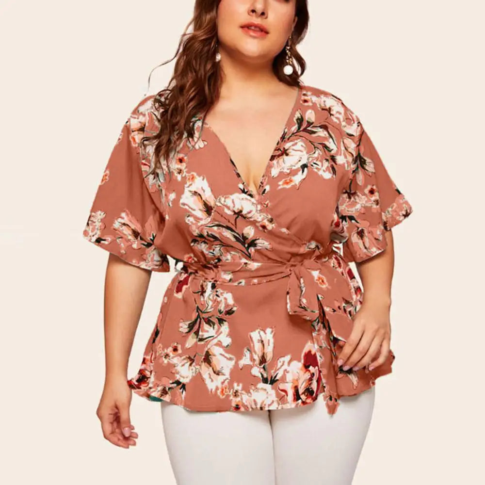 Vardi Dante™ Fenna Plus-Size Top | Kleurrijk & Veelzijdig