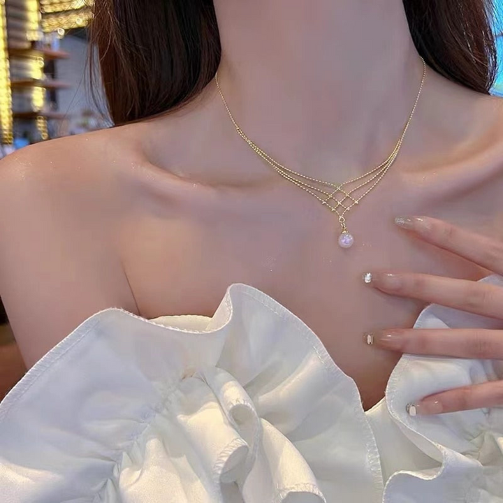 Geweven Parelketting - Mariela