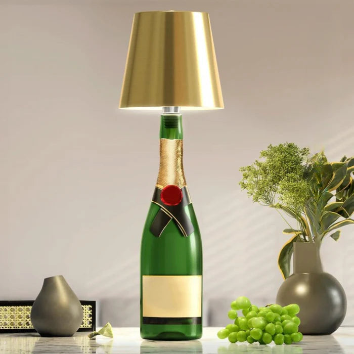 Draagbare LED Fleslamp - GlowBottle