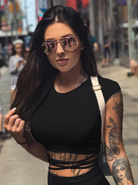 Vardi Dante™ Vespera Croptop | Zwart & Stijlvol