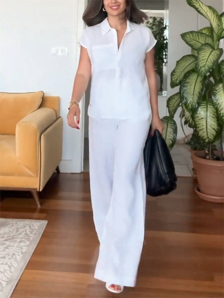 Zomerse Tweedelige Dames Set voor een Verzorgde Look – Romée