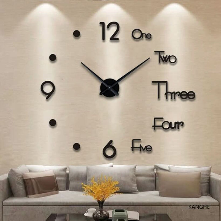 Stijlvolle 3D Wandklok - TimeFlow