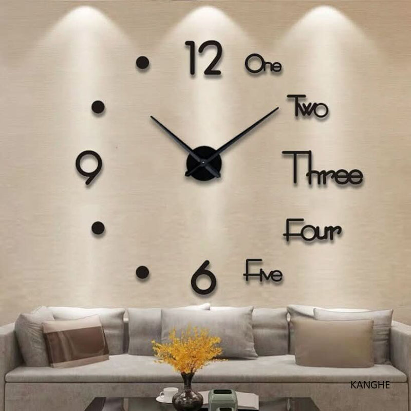 Stijlvolle 3D Wandklok - TimeFlow