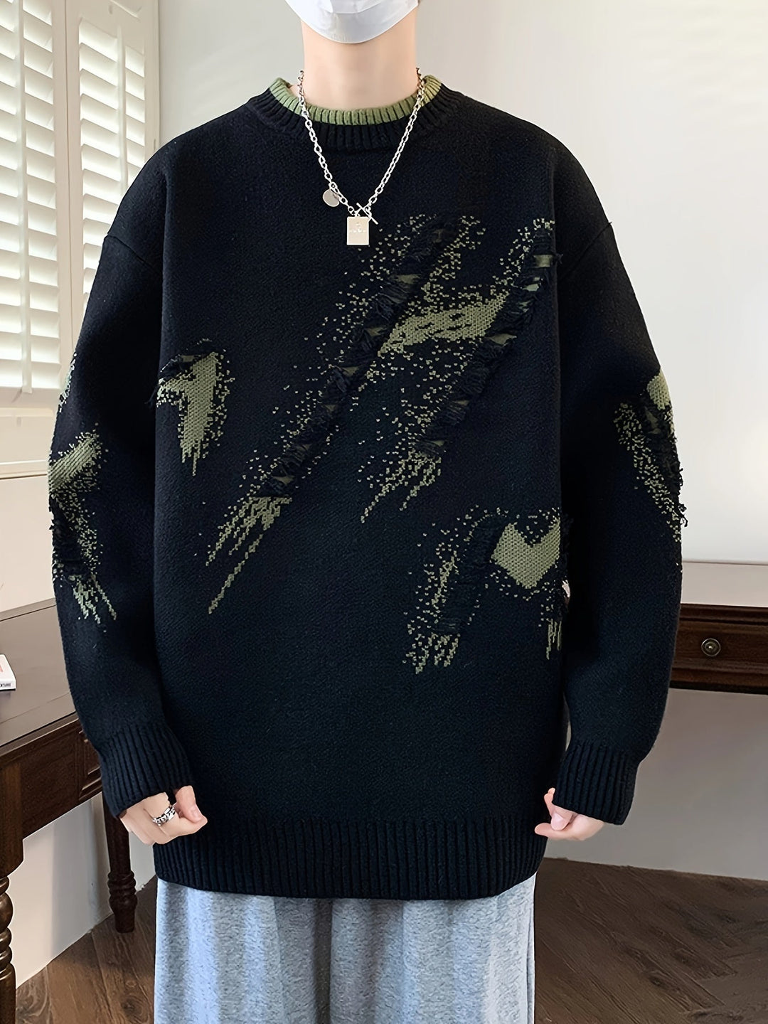Trendy Oversized Dzianinowy Sweter - Ethan
