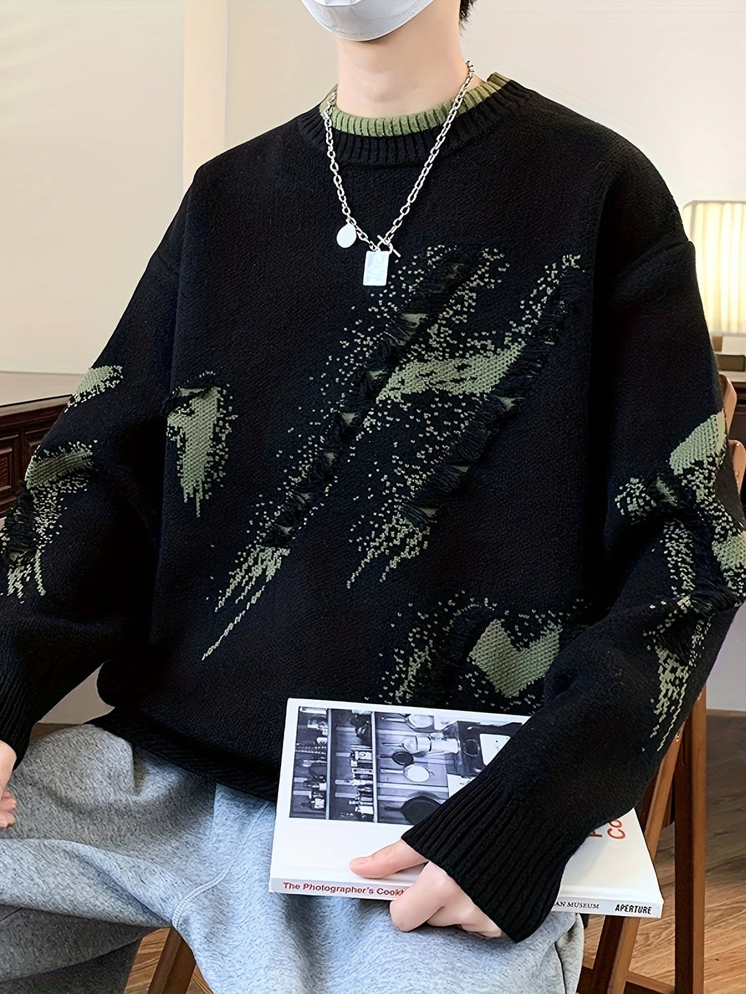 Trendy Oversized Dzianinowy Sweter - Ethan