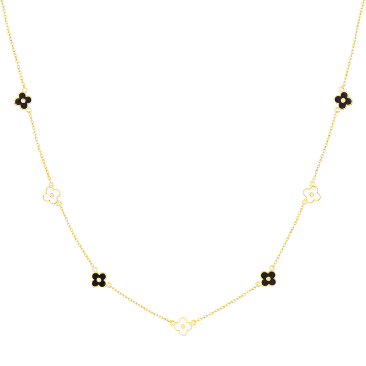 Delicate Bloemen Halsketting - Lilliane