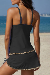 Trendy Luipaardprint Tankini - Savannah