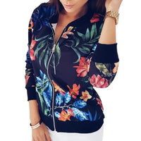 Lange Mouwen Dames Zomerjas met Bloemenprint – Liora
