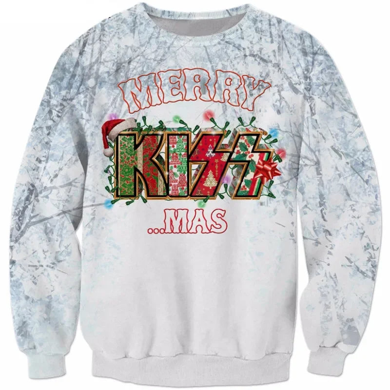 Vardi Dante™ KissMas Trui | De ultieme kersttrui voor rockers!