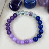 Anti-Angst Amethist, Lepidoliet en Lapis Lazuli Armband - Aurora