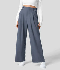 Comfy Dames Pantalon met Wijde Pijpen - Amara