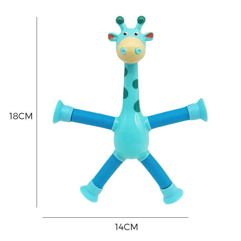 Flexibel Giraffe Speelgoed met Zuignap - StretchyGiraffe