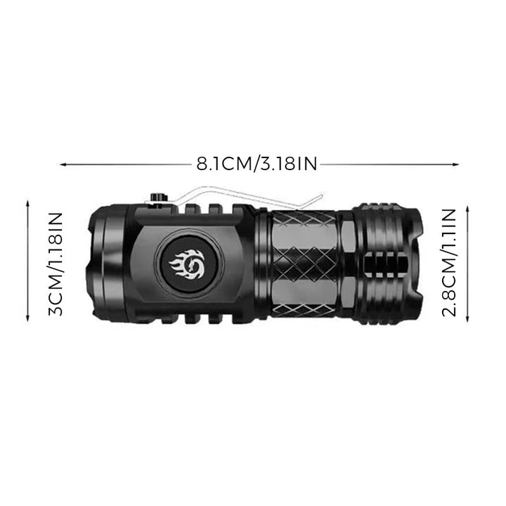 Compacte LED Zaklamp - LumenTorch