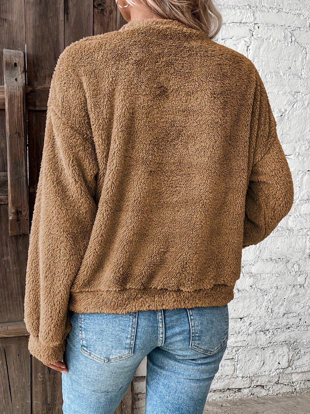 Comfortabele Teddy Pullover Sweatshirt - Livia