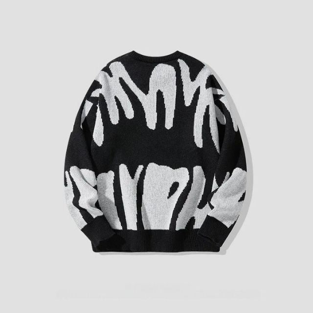 Trui met Gedurfd Abstract Patroon - Tobias