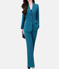 Stijlvol Broekpak met Getailleerde Blazer - Isabella