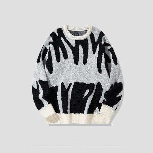 Trui met Gedurfd Abstract Patroon - Tobias